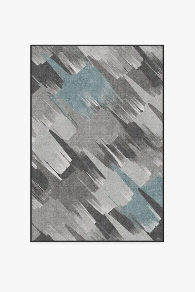 Ruggable Rogue Squadron Dark Teal Flatwoven Rug In Gray