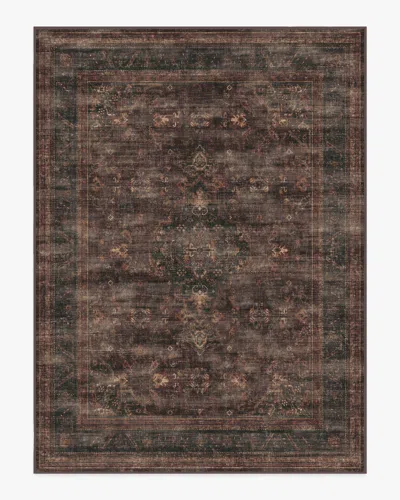 Ruggable Rowan Bordeaux Flatwoven Rug In Brown