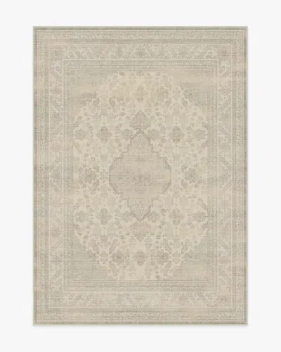 Ruggable Rowan Soft Grey & Ivory Flatwoven Rug In Brown