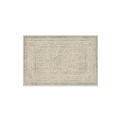 Ruggable Rowan Soft Grey & Ivory Washable 2-piece Rug And Pad System In Gray