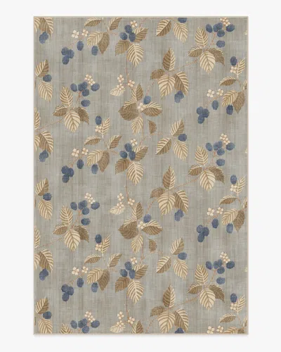 Ruggable Rubus Azure & Fawn Flatwoven Rug By Sanderson In Gray