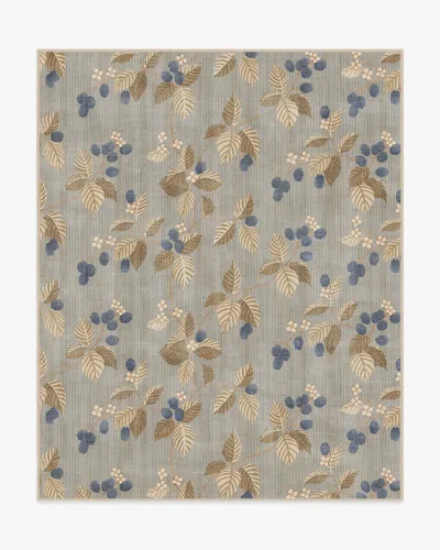 Ruggable Rubus Azure & Fawn Flatwoven Rug By Sanderson In Gray