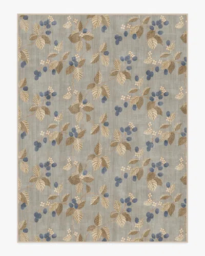 Ruggable Rubus Azure & Fawn Flatwoven Rug By Sanderson In Gray