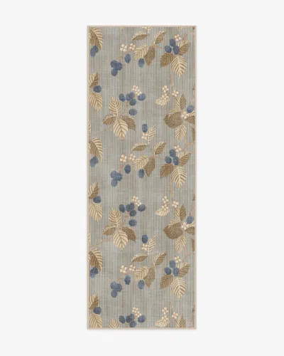 Ruggable Rubus Azure & Fawn Flatwoven Rug By Sanderson In Gray