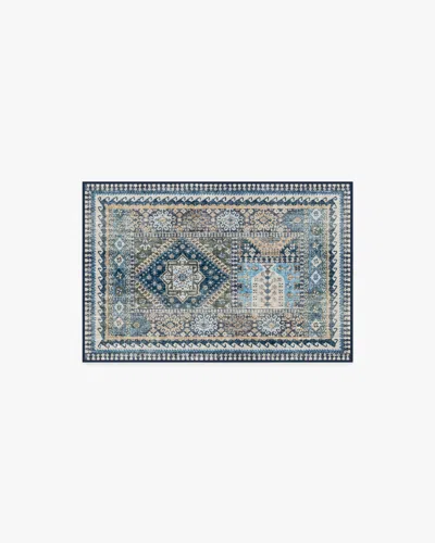 Ruggable Rumi Blue Flatwoven Rug In Multi