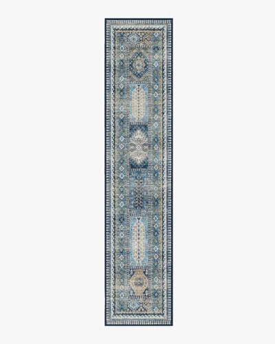 Ruggable Rumi Blue Flatwoven Rug In Multi