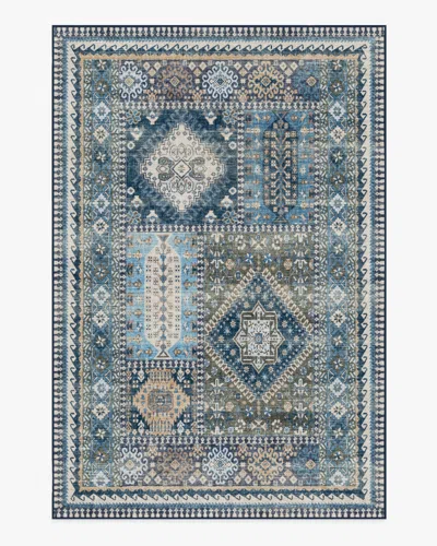 Ruggable Rumi Blue Flatwoven Rug In Multi