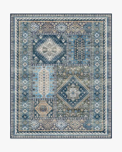 Ruggable Rumi Blue Flatwoven Rug In Multi
