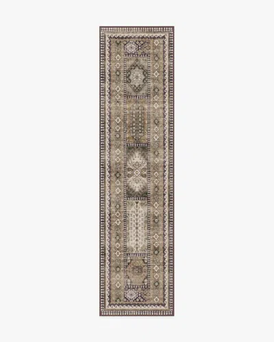 Ruggable Rumi Olive & Tan Flatwoven Rug In Multi