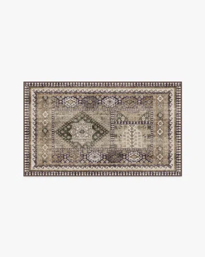 Ruggable Rumi Olive & Tan Flatwoven Rug In Multi
