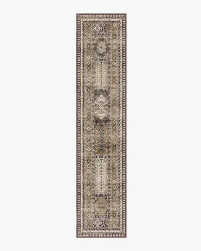 Ruggable Rumi Olive & Tan Flatwoven Rug In Multi