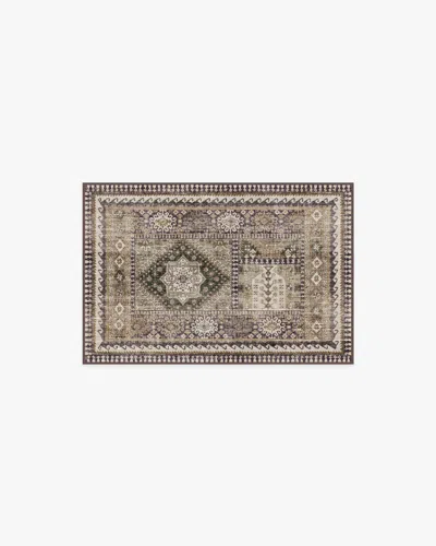 Ruggable Rumi Olive & Tan Flatwoven Rug In Multi