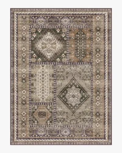 Ruggable Rumi Olive & Tan Flatwoven Rug In Multi
