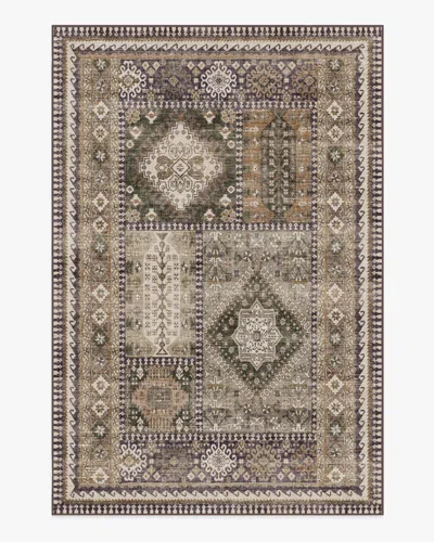 Ruggable Rumi Olive & Tan Flatwoven Rug In Multi