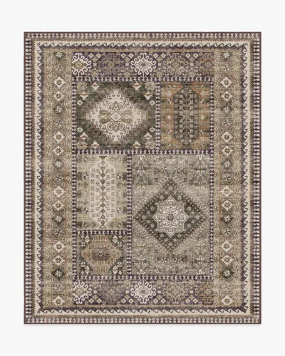 Ruggable Rumi Olive & Tan Flatwoven Rug In Multi