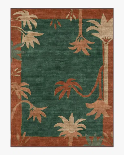 Ruggable Sabal Olive & Amber Flatwoven Rug By Jungalow In Multi
