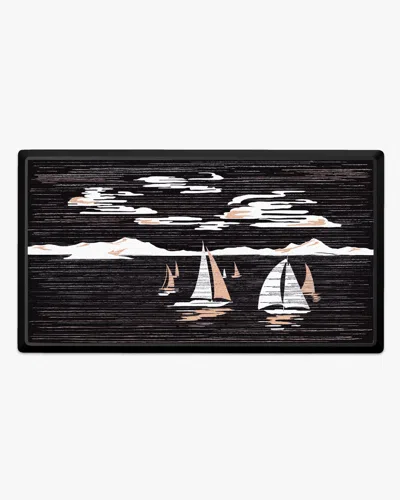 Ruggable Sail Away Black Large Doormat