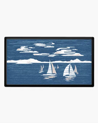 Ruggable Sail Away Blue Large Doormat