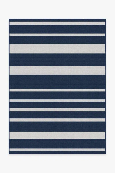 Ruggable Sailmaker Stripe Blue Outdoor Rug