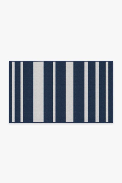 Ruggable Sailmaker Stripe Blue Outdoor Rug
