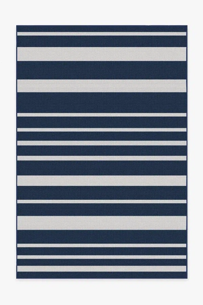 Ruggable Sailmaker Stripe Blue Outdoor Rug