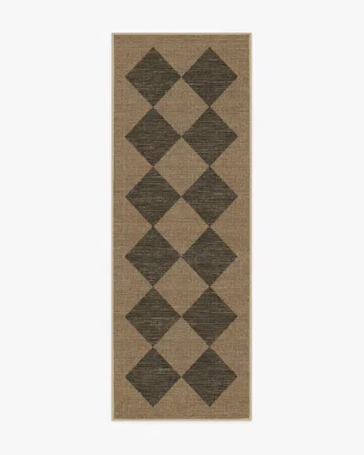 Ruggable Salerno Soft Black Re-jute Rug By Goop In Brown