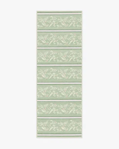 Ruggable Sambuco Stripe Celadon Outdoor Rug In Green