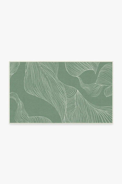 Ruggable Sana Laurel Green Outdoor Rug