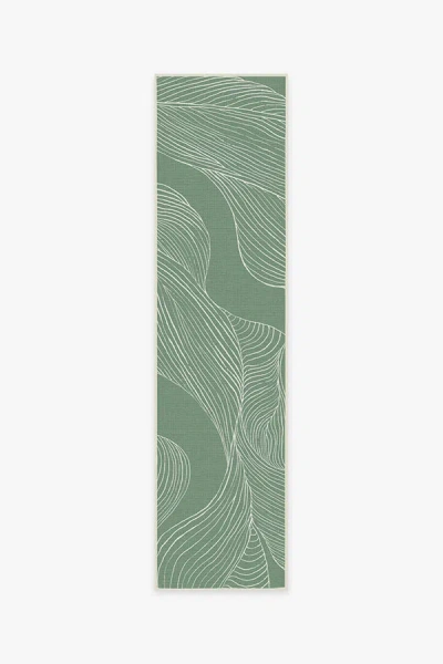 Ruggable Sana Laurel Green Outdoor Rug