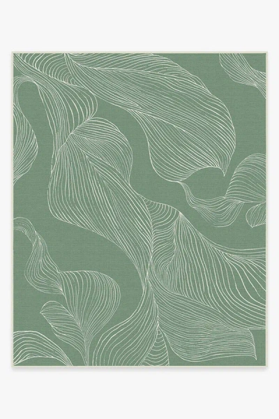 Ruggable Sana Laurel Green Outdoor Rug