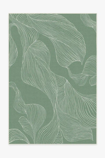 Ruggable Sana Laurel Green Outdoor Rug