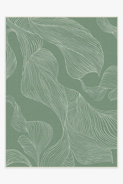 Ruggable Sana Laurel Green Outdoor Rug