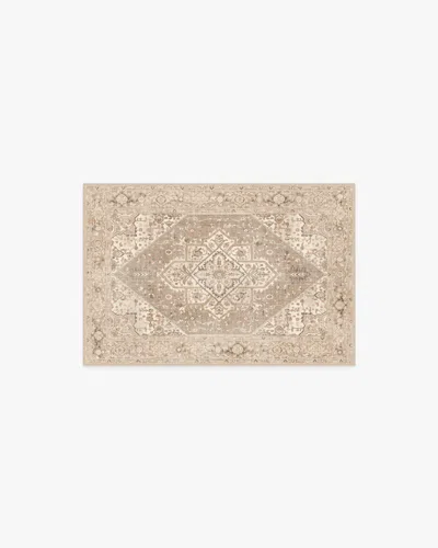 Ruggable Santiago Grey & Hazel Flatwoven Rug In Animal Print
