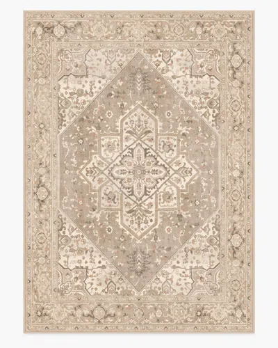 Ruggable Santiago Grey & Hazel Flatwoven Rug In Animal Print