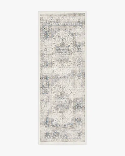 Ruggable Sarrah Blue Quartz Flatwoven Rug In Gray