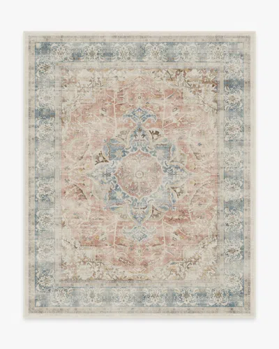 Ruggable Sarrah Coral Flatwoven Rug In Multi