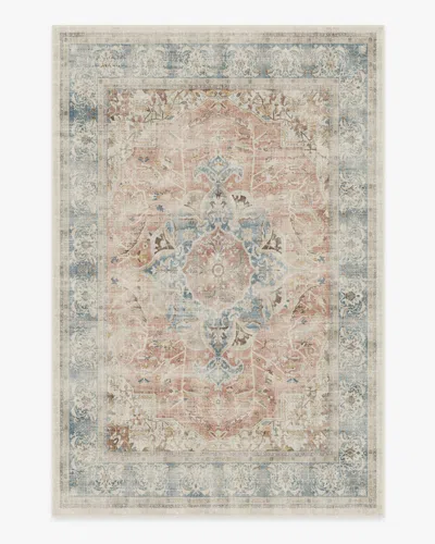 Ruggable Sarrah Coral Flatwoven Rug In Multi
