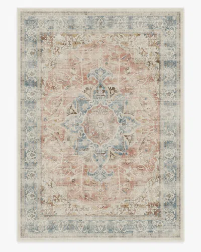 Ruggable Sarrah Coral Flatwoven Rug In Multi