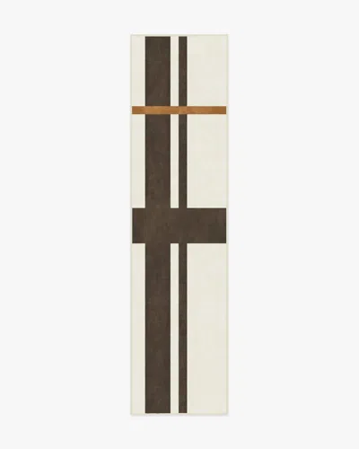 Ruggable Scala Ivory & Brown Flatwoven Rug By The Local Project In Multi