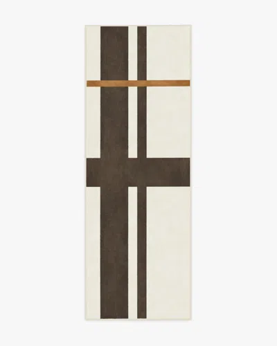 Ruggable Scala Ivory & Brown Flatwoven Rug By The Local Project In Multi
