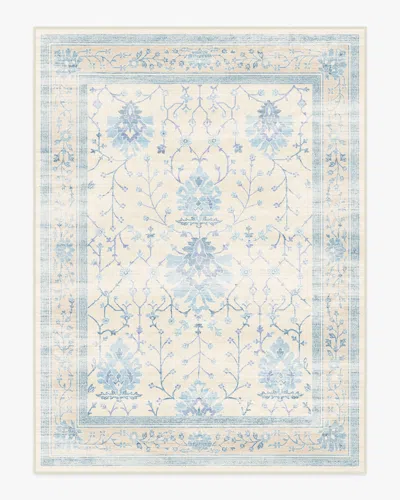 Ruggable Serafina Cream & Blue Flatwoven Rug