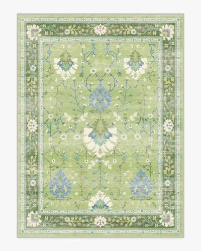 Ruggable Serafina Green Flatwoven Rug In Multi