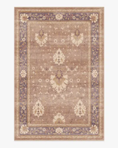 Ruggable Serafina Taupe & Plum Flatwoven Rug In Multi