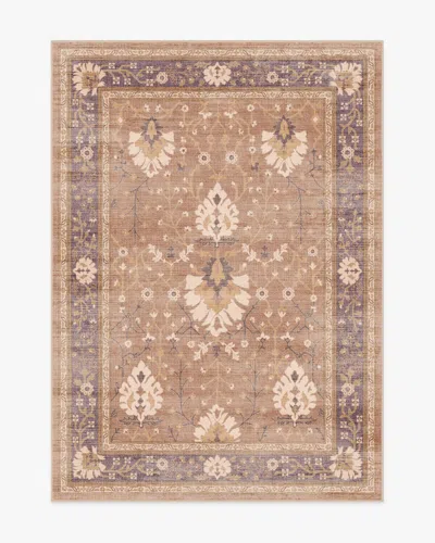 Ruggable Serafina Taupe & Plum Flatwoven Rug In Multi