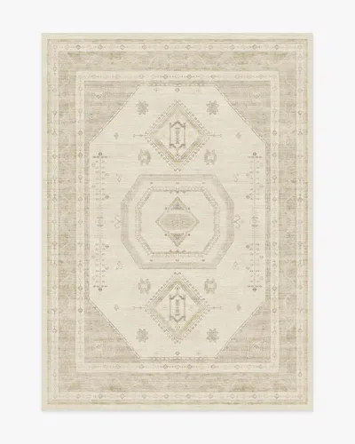 Ruggable Shira Ivory & Natural Flatwoven Rug In Brown