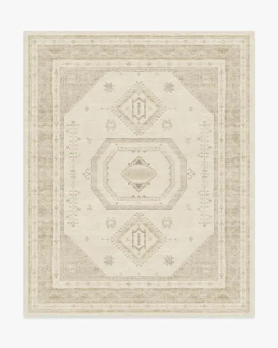 Ruggable Shira Ivory & Natural Flatwoven Rug In Brown