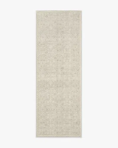 Ruggable Sierra Ivory & Opal Flatwoven Rug In White
