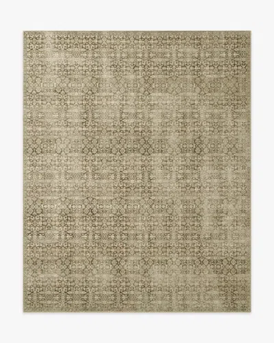 Ruggable Sierra Wheat Flatwoven Rug In Green