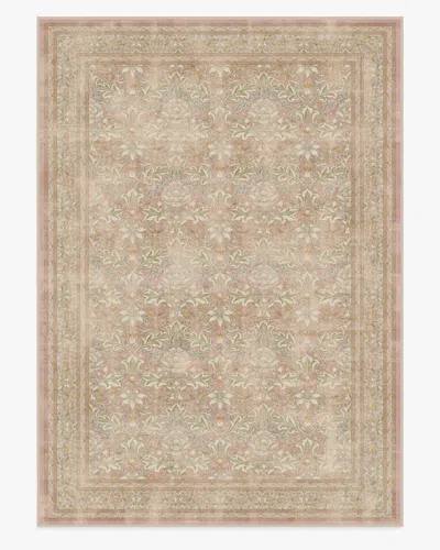 Ruggable Simply Severn Soft Pink Flatwoven Rug By Morris & Co. In Gray