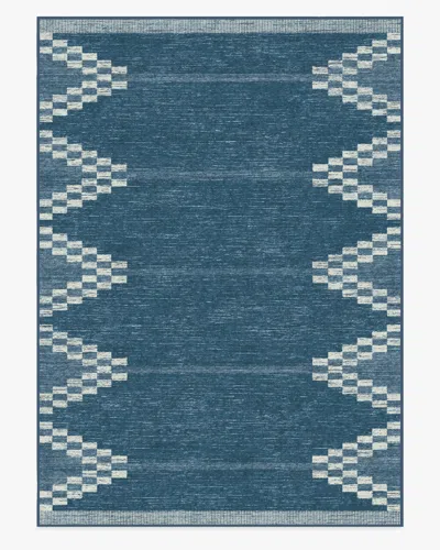 Ruggable Sloane Blue Flatwoven Rug
